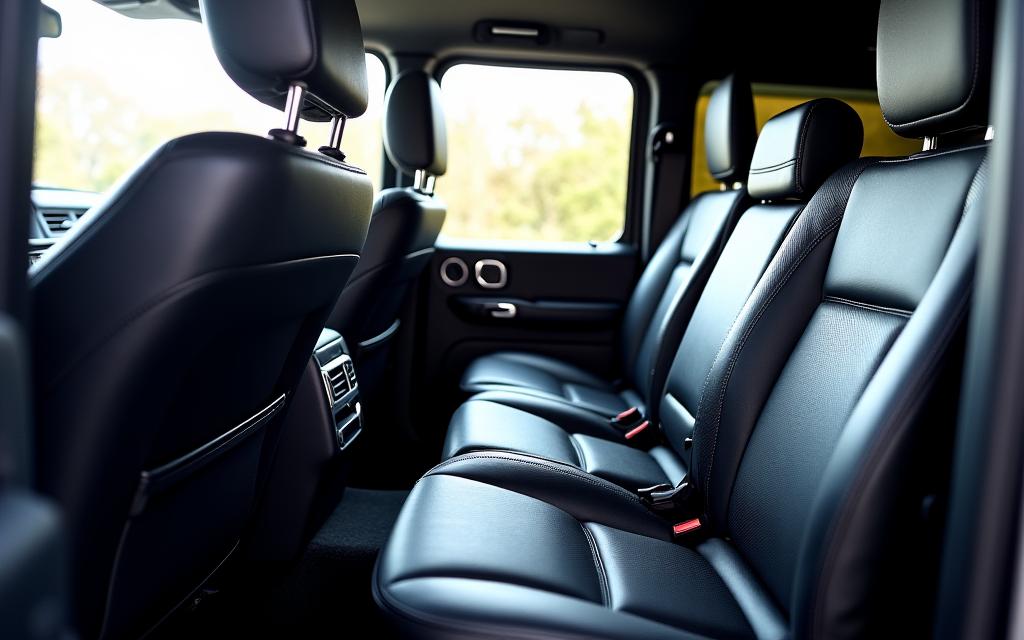 실내 디테일링 후 새것처럼 깨끗해진 벤츠 G바겐 실내 after